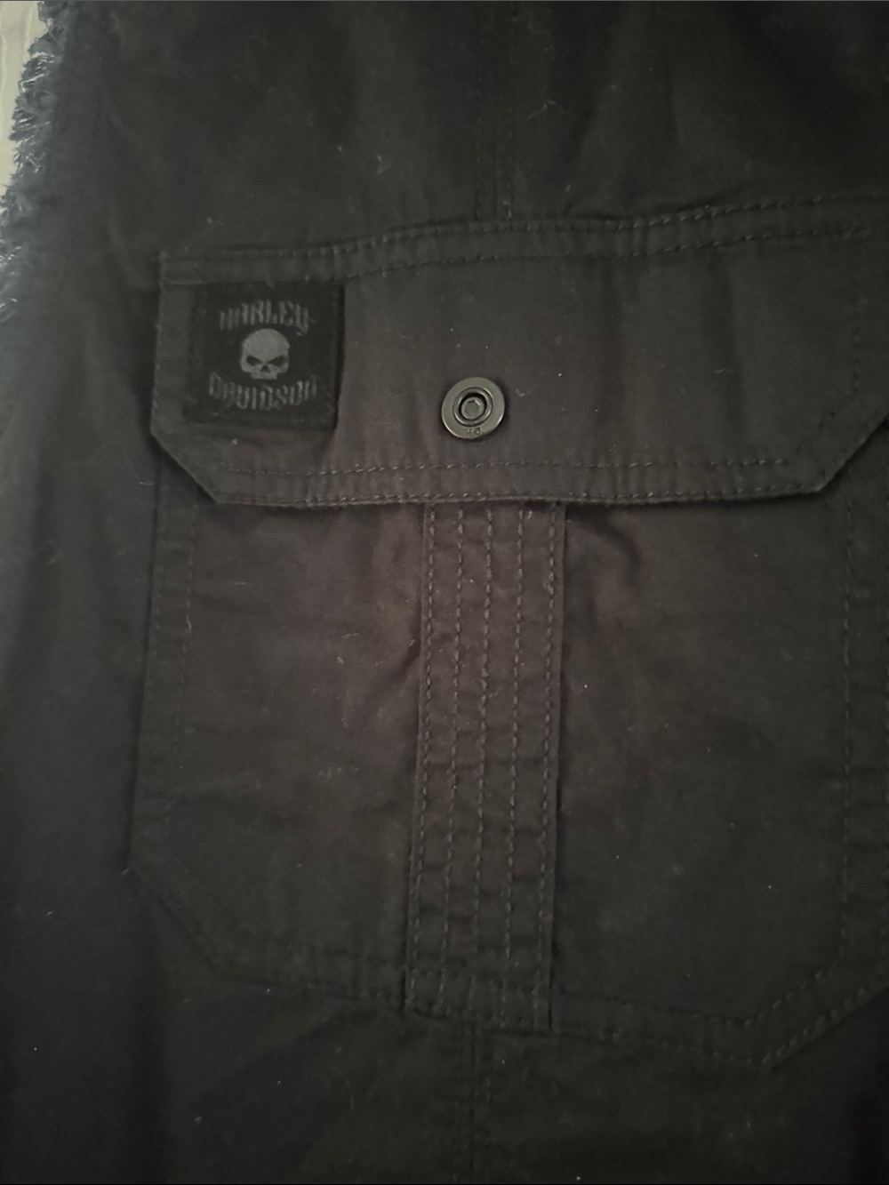 Harley-Davidson Black Men’s Sleeveless Shirt - Picture 4 of 6
